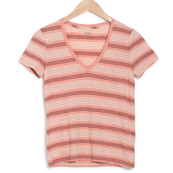 Madewell Whisper V-Neck Tee - Picture 1 of 2